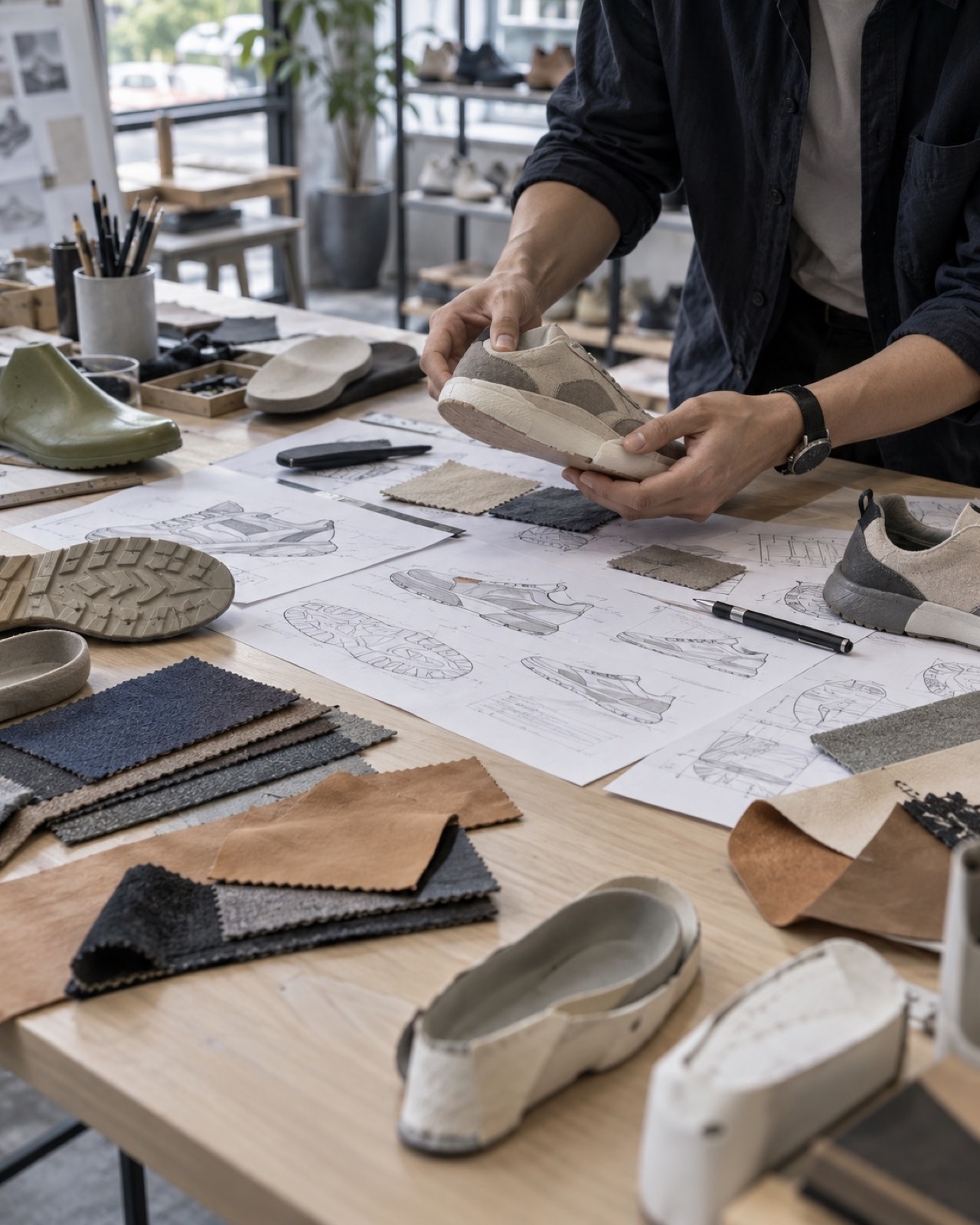Footwear design and sample development